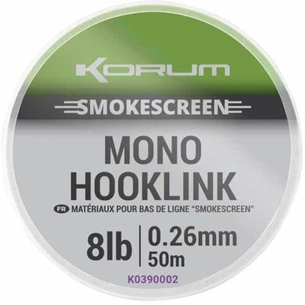Korum Smokescreen Mono Hooklink 50 meter