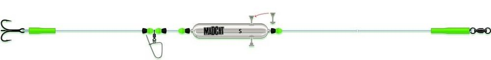 MadCat Adjusta Profi River Rig NoseClip TRBL2.0