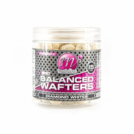 Mainline High Impact Balanced Wafters Diamond Whites 15mm