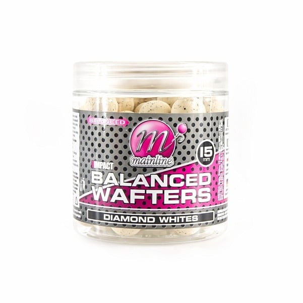 Mainline High Impact Balanced Wafters Diamond Whites 15mm