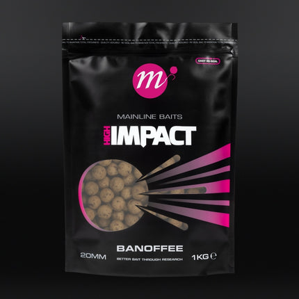 Mainline High Impact Banoffee Boilies 1 kg