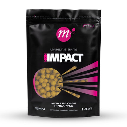 Mainline High Impact High Leakage Pineapple Boilies 1 kg