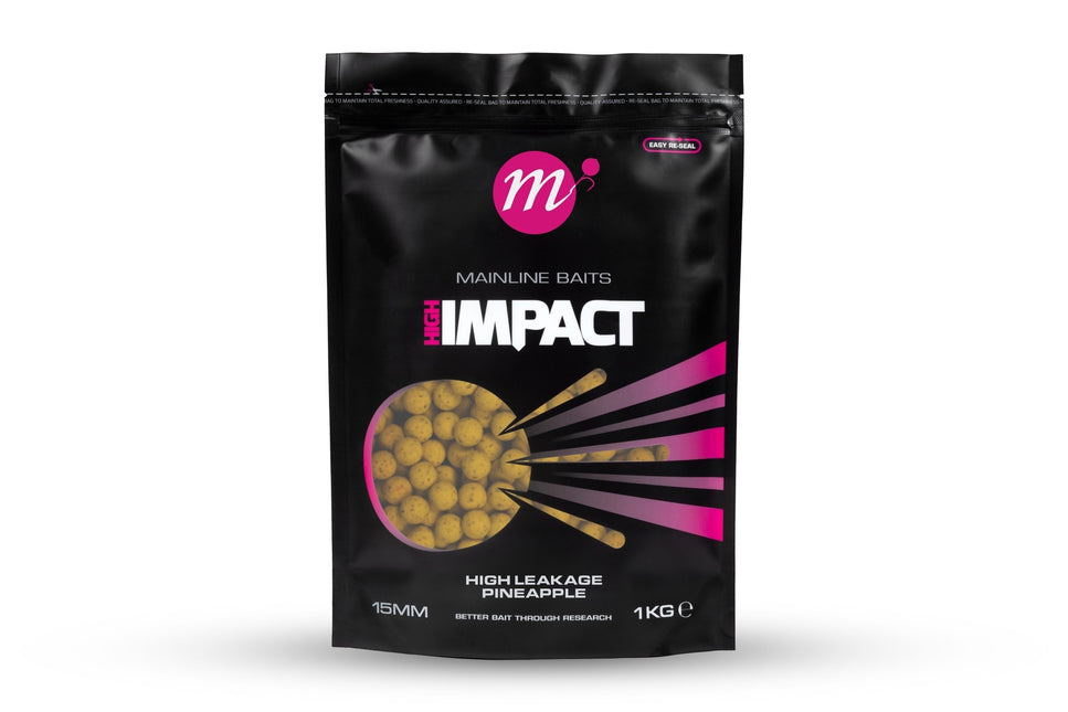 Mainline High Impact High Leakage Pineapple Boilies 1 kg