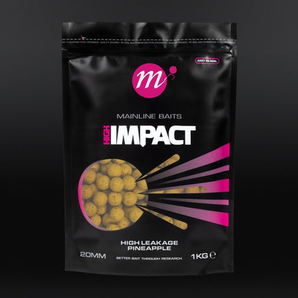 Mainline High Impact High Leakage Pineapple Boilies 1 kg