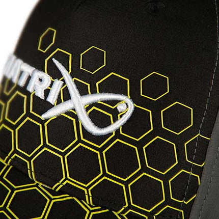 Matrix Hex Print Baseball Cap  - Black
