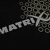 Matrix Hex Print T-Shirt Black
