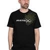 Matrix Hex Print T-Shirt Black