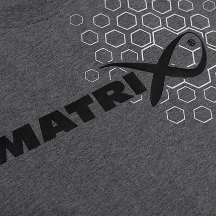 Matrix Hex Print T-Shirt Grey
