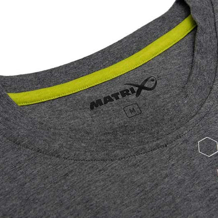 Matrix Hex Print T-Shirt Grey