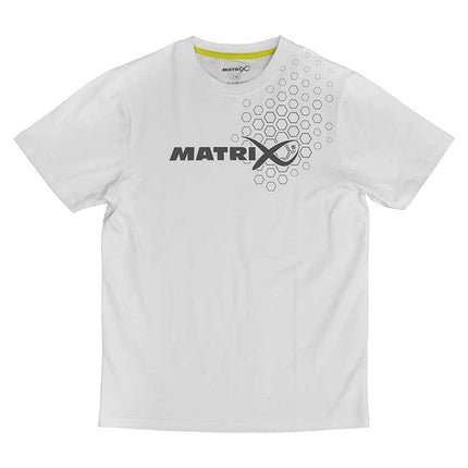 Matrix Hex Print T-Shirt White