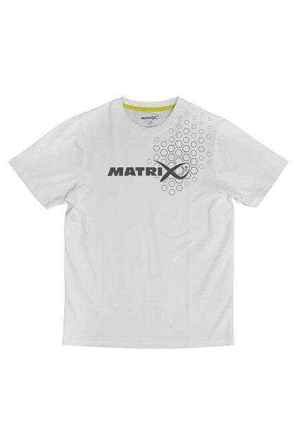 Matrix Hex Print T-Shirt White