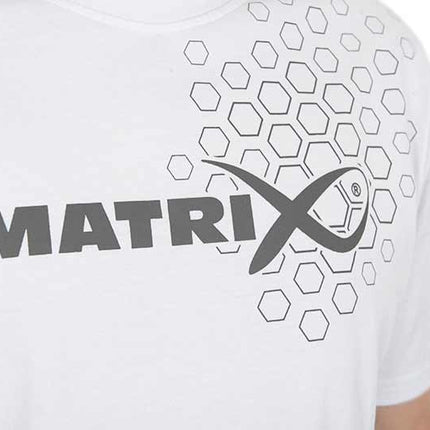 Matrix Hex Print T-Shirt White