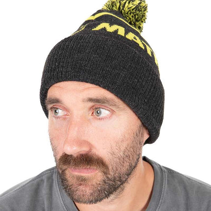 Matrix Lime & Grey Bobble Hat