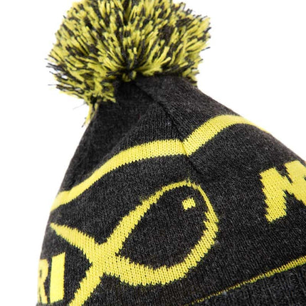 Matrix Lime & Grey Bobble Hat