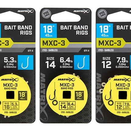 Matrix MXC-3 18 Bait Band Rigs