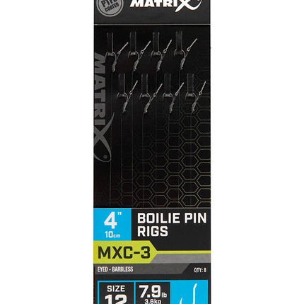 Matrix MXC- 3 4 Boilie Pin Rigs