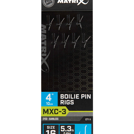 Matrix MXC- 3 4 Boilie Pin Rigs