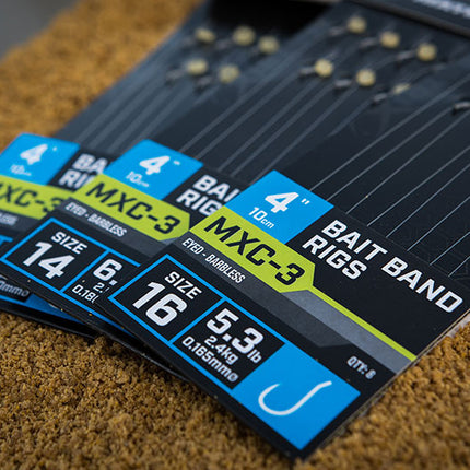 Matrix MXC-3 Bait Band Rigs 10cm/4ins