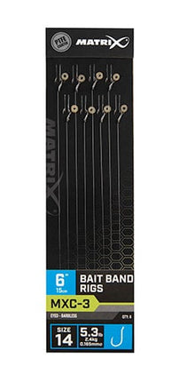 Matrix MXC-3 Bait Band Rigs 15cm/6ins