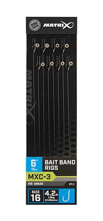 Matrix MXC-3 Bait Band Rigs 15cm/6ins
