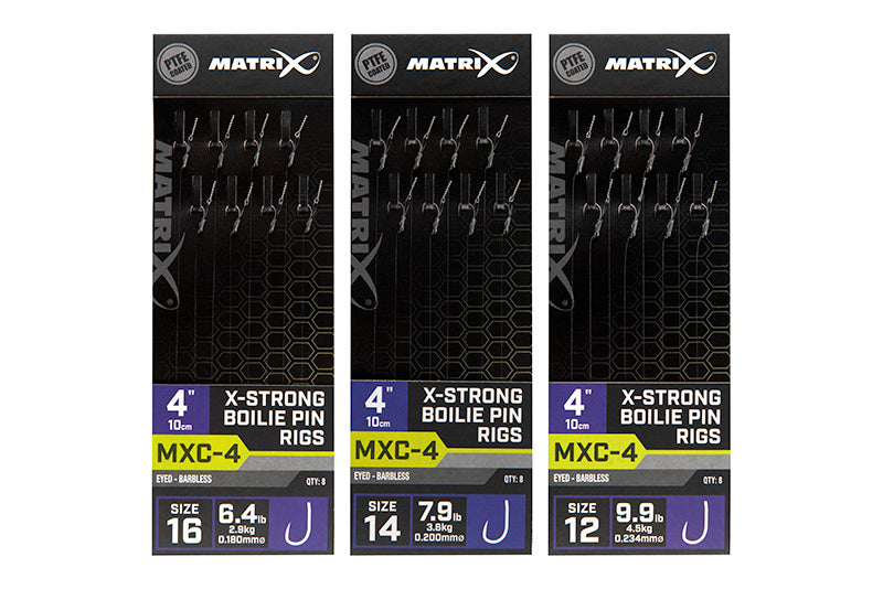 Matrix MXC-4 4 X-Strong Boilie Pin Rigs