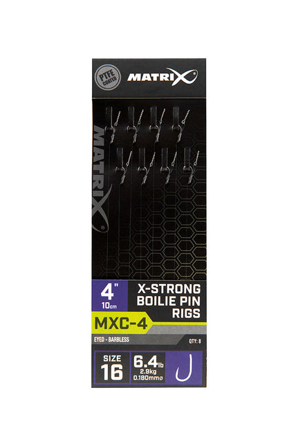 Matrix MXC-4 4 X-Strong Boilie Pin Rigs