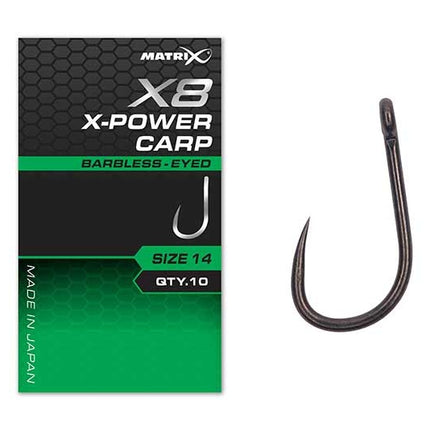Matrix X8 X-Power Carp Hooks