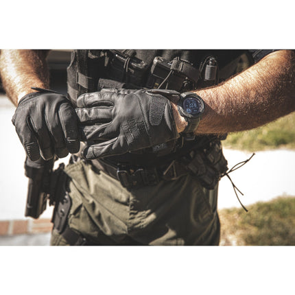 Mechanix Wear Leather Needlestick Law Enforcement - Black