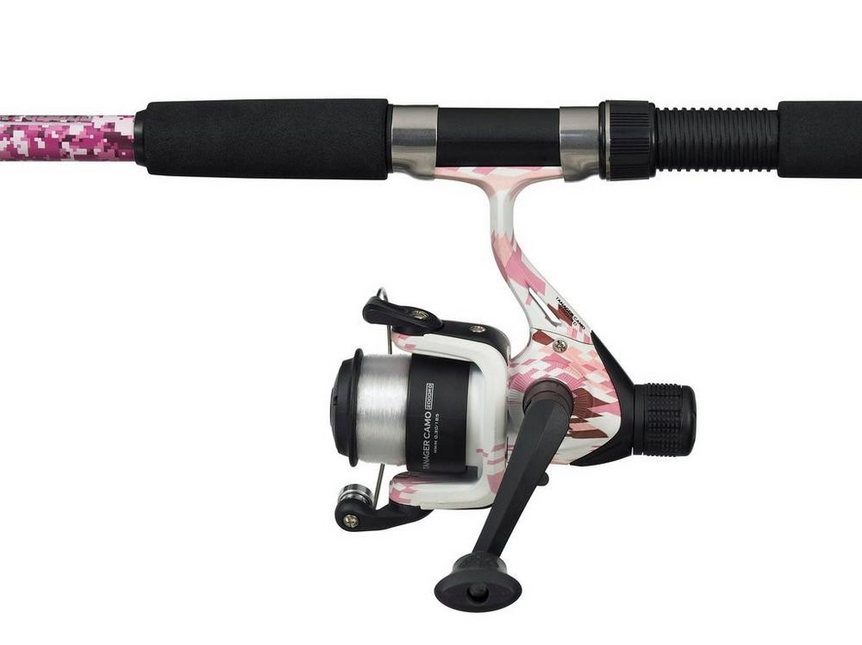Mitchell Tanager Pink Camo II T240 10-30 Spin Combo