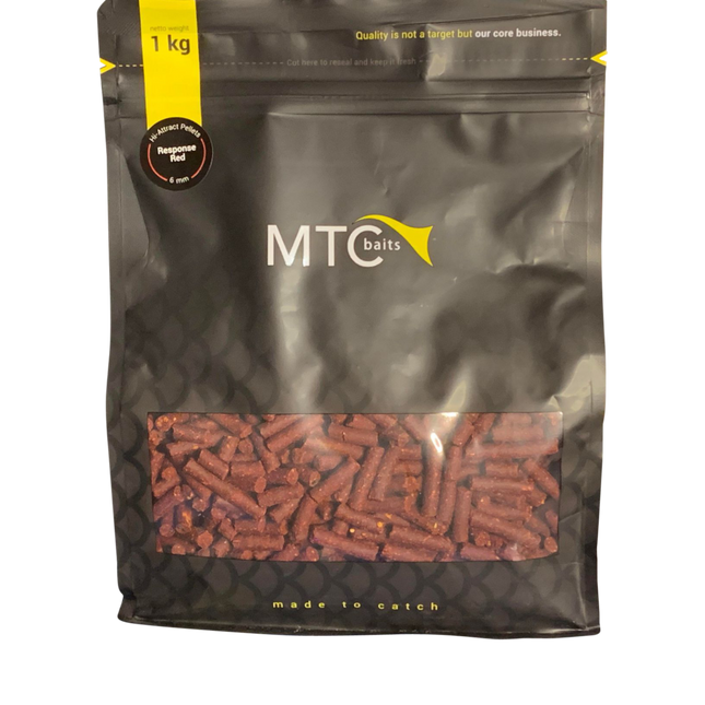 MTC Baits Response Red Pellet Hi-Attract- 1 kg