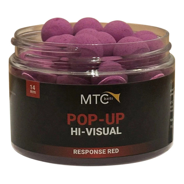 MTC Baits Response Red Pop-Up Hi-Visual