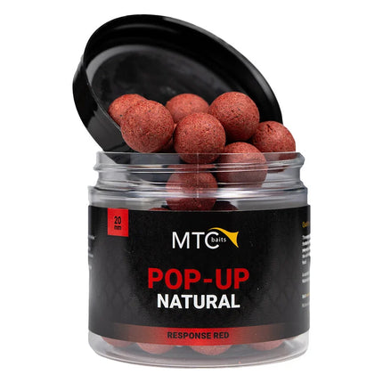 MTC Baits Response Red Pop-Up Natural