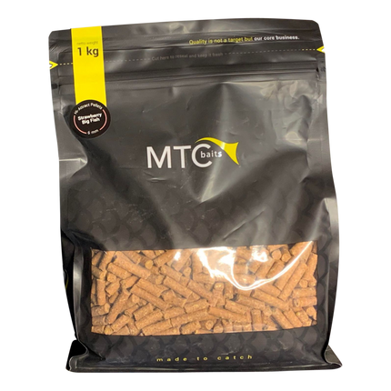 MTC Baits Strawberry Big Fish Pellets - 1 kg -