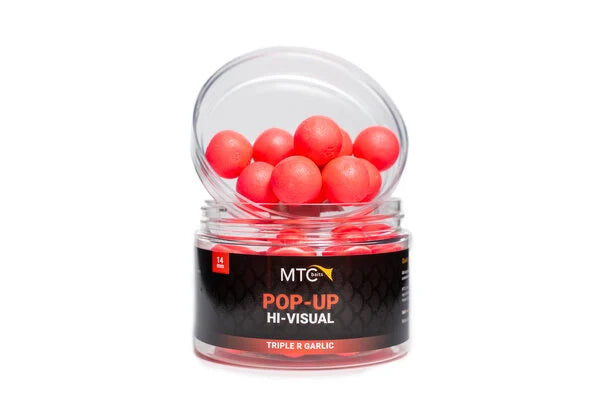 MTC Baits Triple R Garlic  Pop-Up Hi-Visual
