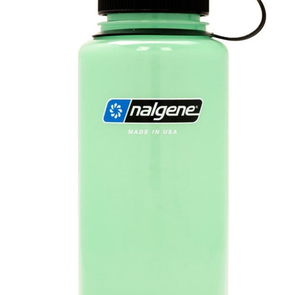 Nalgene Wide-Mouth Sustain Water Bottle 1000ml - Glow Green