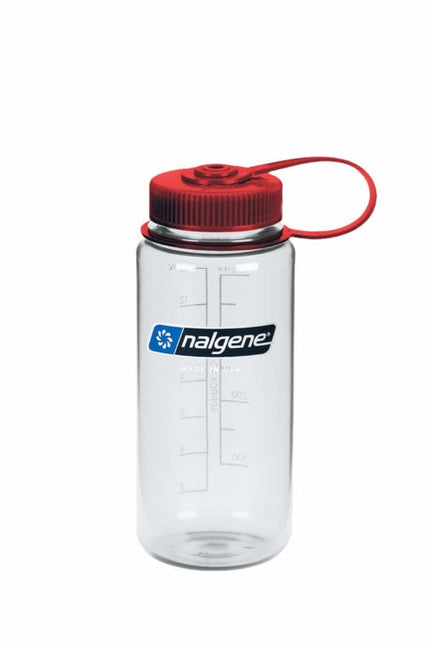 Wide-Mouth Sustain Water Bottle 500ml - Clear, Red