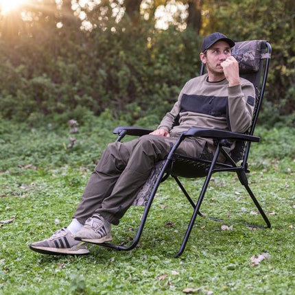 NASH Bank Life Hi Back Lounger Camo
