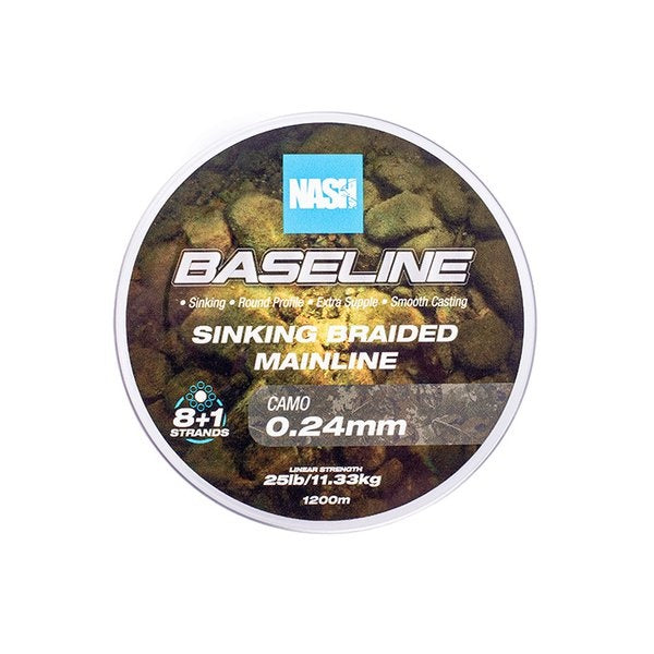 NASH Baseline Sinking Braid Camo 1200m