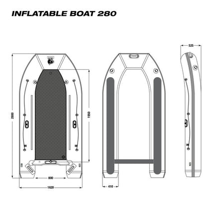 NASH Boat Life Inflatable Boat 240