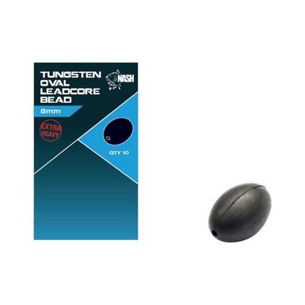 NASH Cling On Tungsten Leadcore Oval Bead 8mm