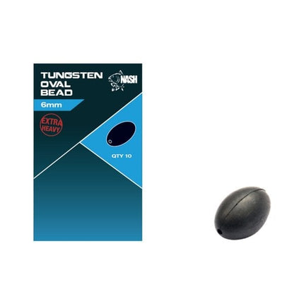 NASH Cling On Tungsten Oval Bead
