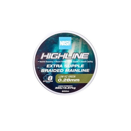 NASH Highline Floating Braid Green 1200m