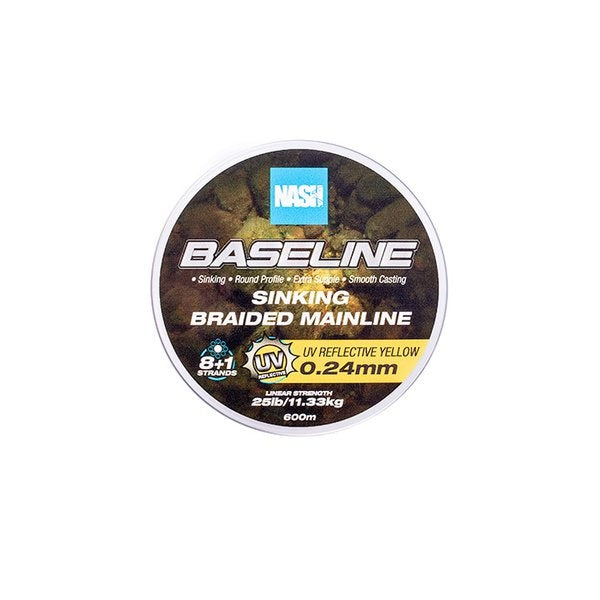 NASH Highline Floating Braid Green 600m