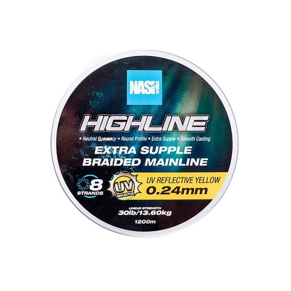 NASH Highline Floating Braid UV Yellow 1200m