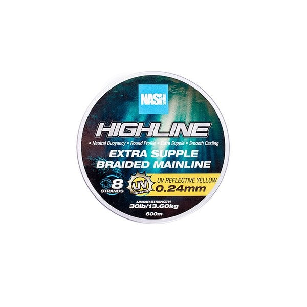 NASH Highline Floating Braid UV Yellow 600m