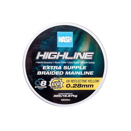 NASH Highline Floating Braid UV Yellow 600m