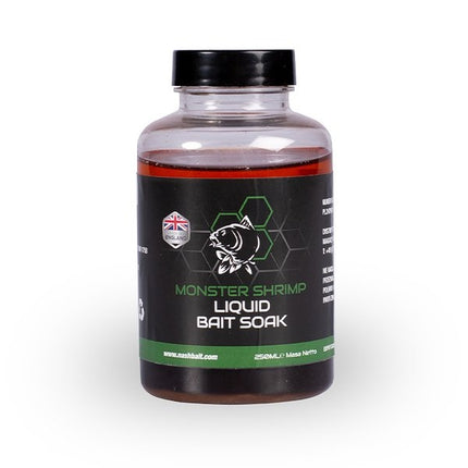 NASH Monster Shrimp Liquid Bait Soak 250ml