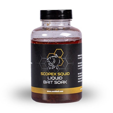 NASH Scopex Squid Liquid Bait Soak 250ml