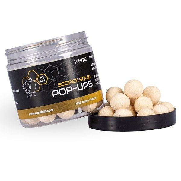 NASH Scopex Squid Pop Ups 75g White