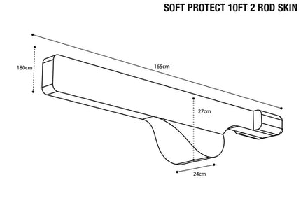 NASH Subterfuge Soft Protect 2 Rod Skin 10Ft